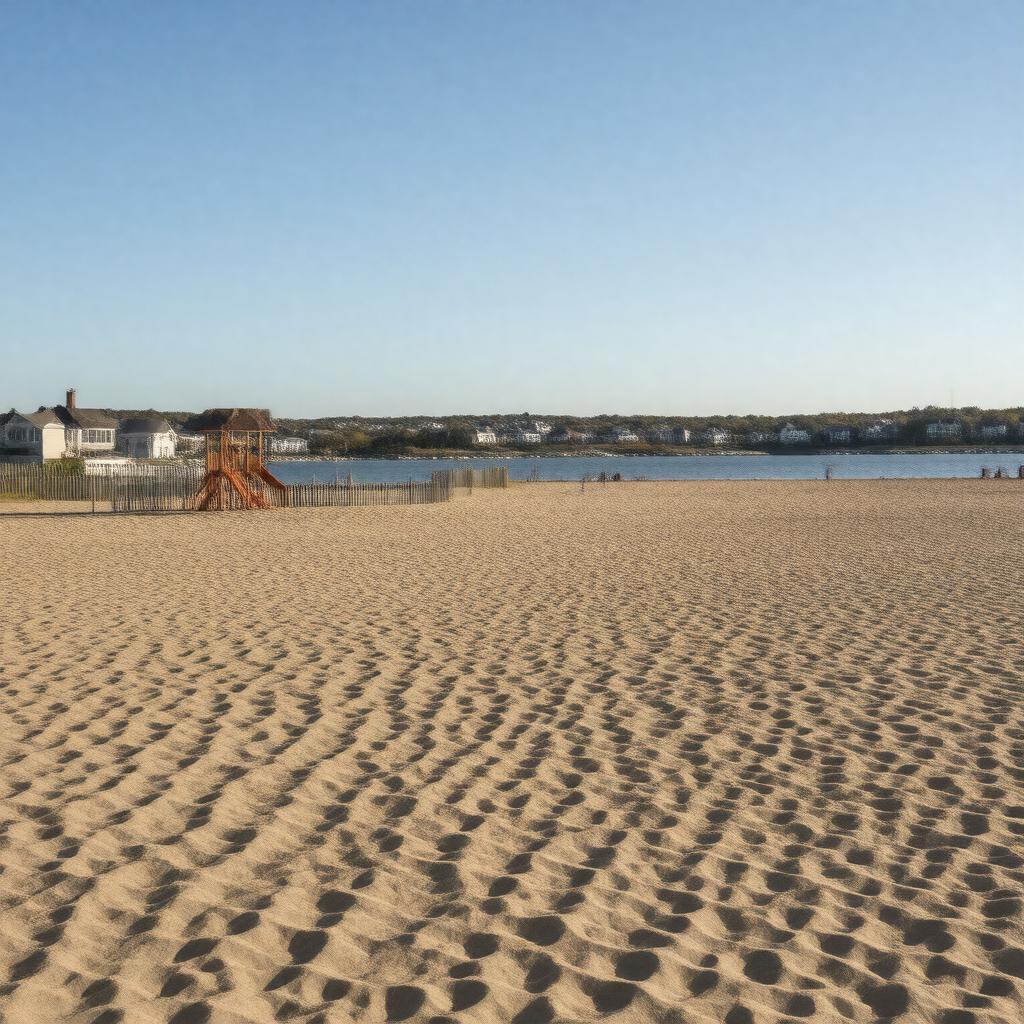 AI-created image of Veterans Beach