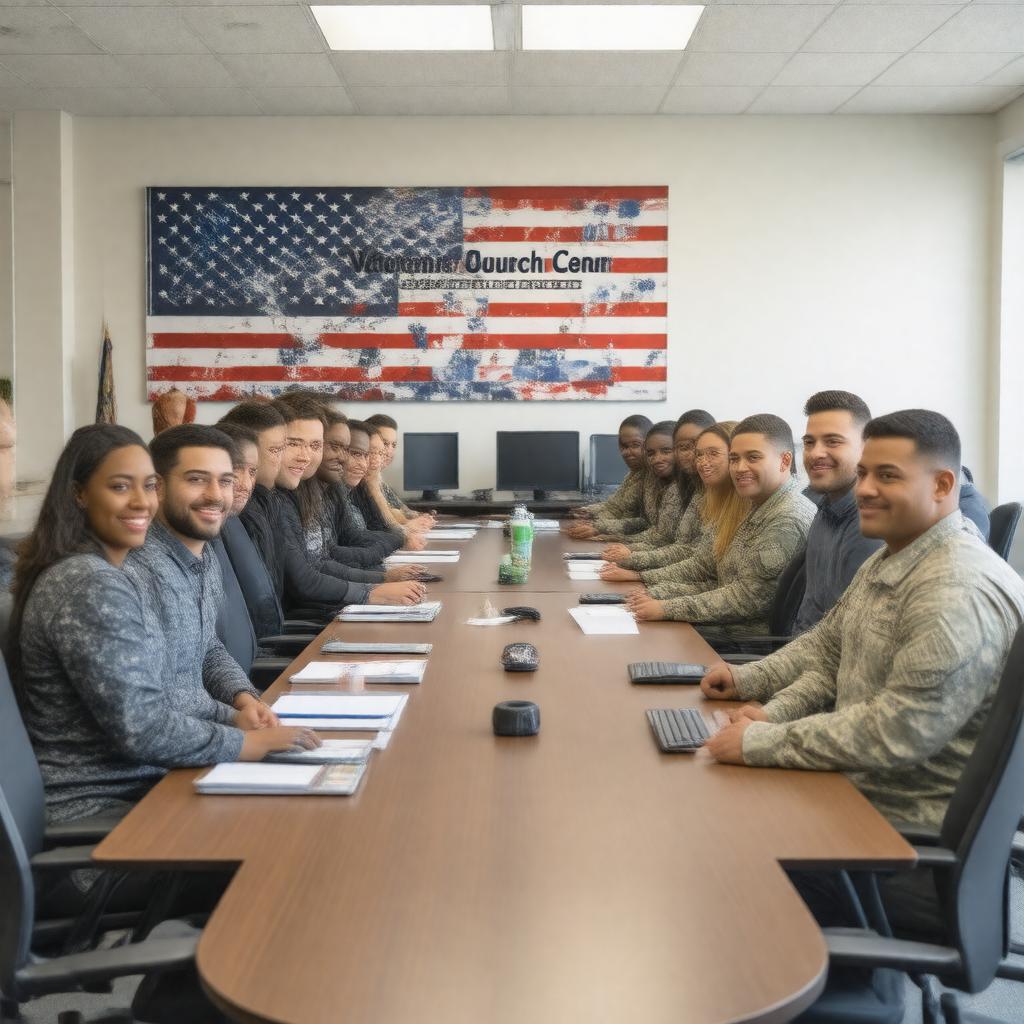 AI-created image of Veterans Business Outreach Centers (VBOCs)