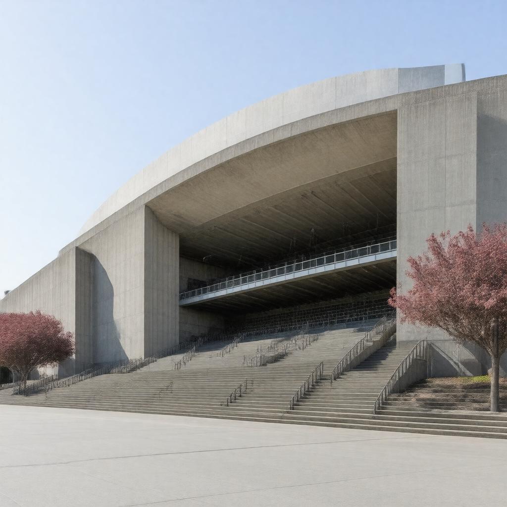 Click to view larger image AI-created image of Veterans Memorial Coliseum