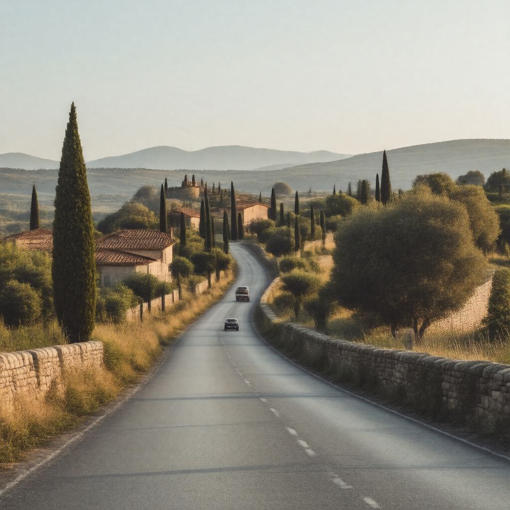 AI-created image of Via Aurelia