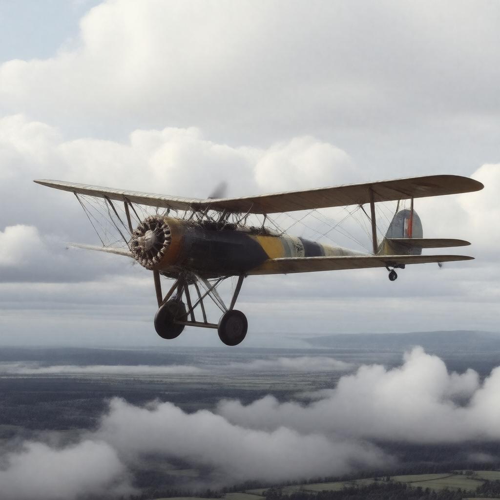 AI-created image of Vickers Vimy aircraft