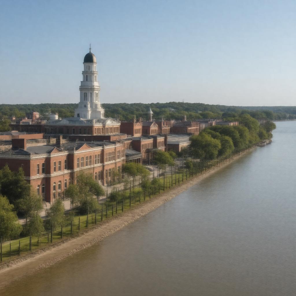 AI-created image of Vicksburg, Mississippi, United States