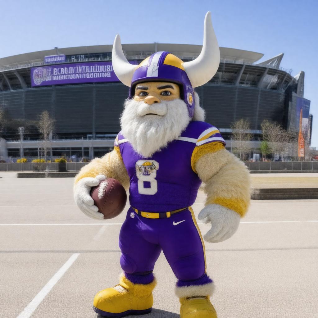 Click to view larger image AI-created image of Victor E. Viking