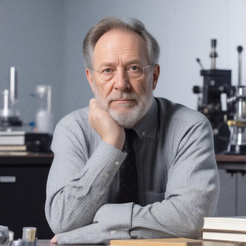 AI-created image of Victor J. Stenger