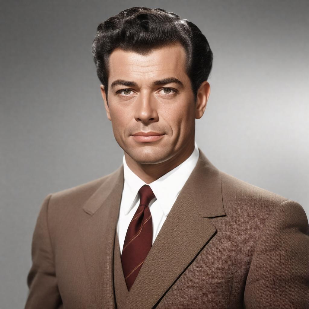 AI-created image of Victor Mature