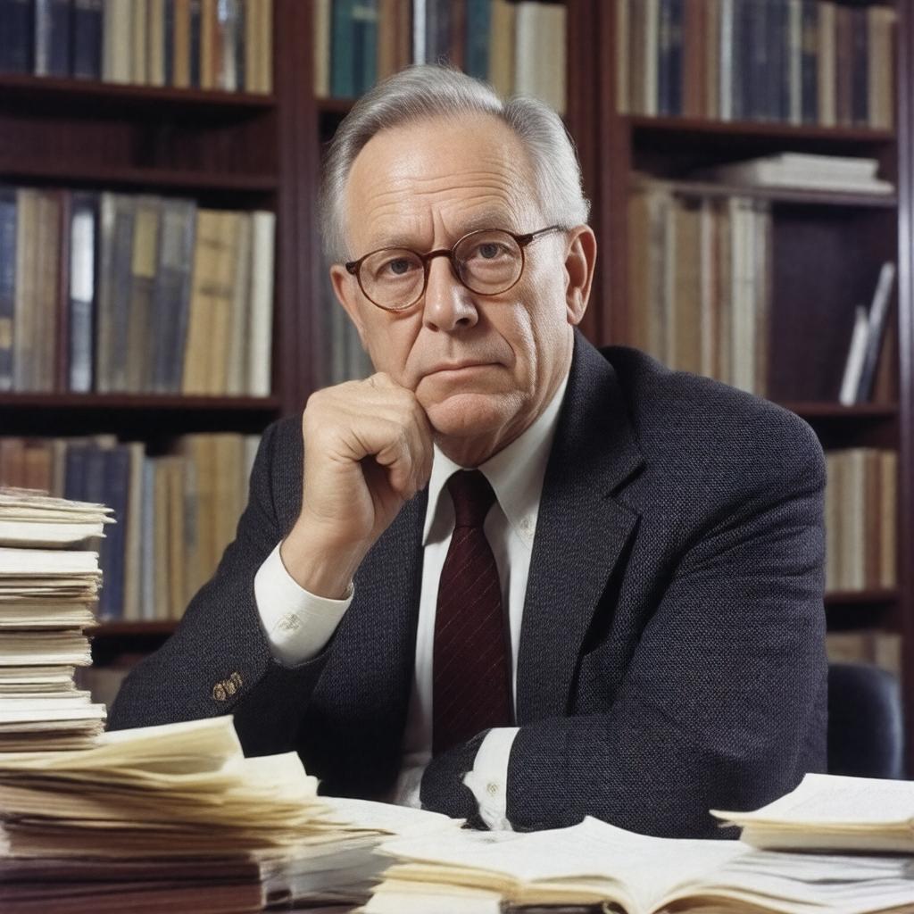 AI-created image of Victor Navasky