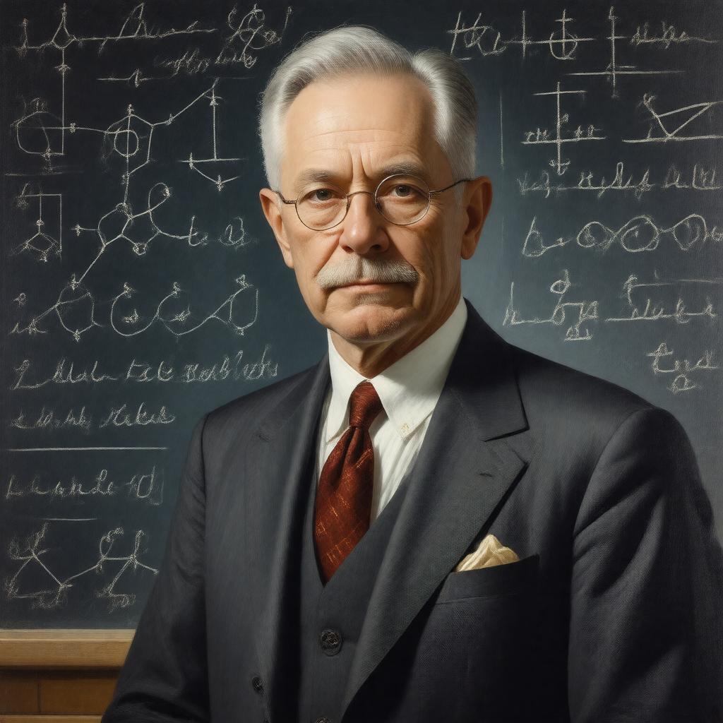 AI-created image of Victor Weisskopf