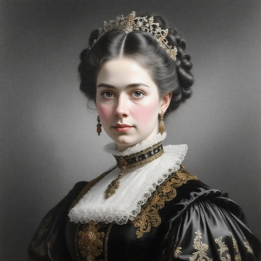 AI-created image of Victoria Adelaide Mary Louisa