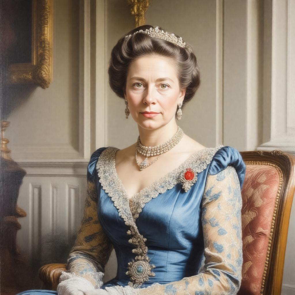 AI-created image of Victoria Alexandra Alice Mary