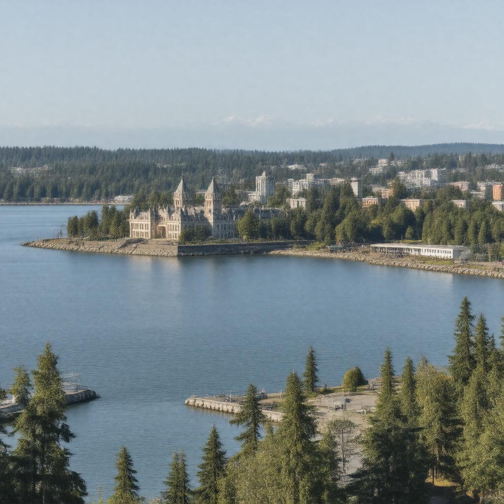 AI-created image of Victoria, British Columbia