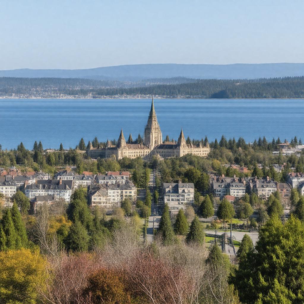 AI-created image of Victoria, Canada