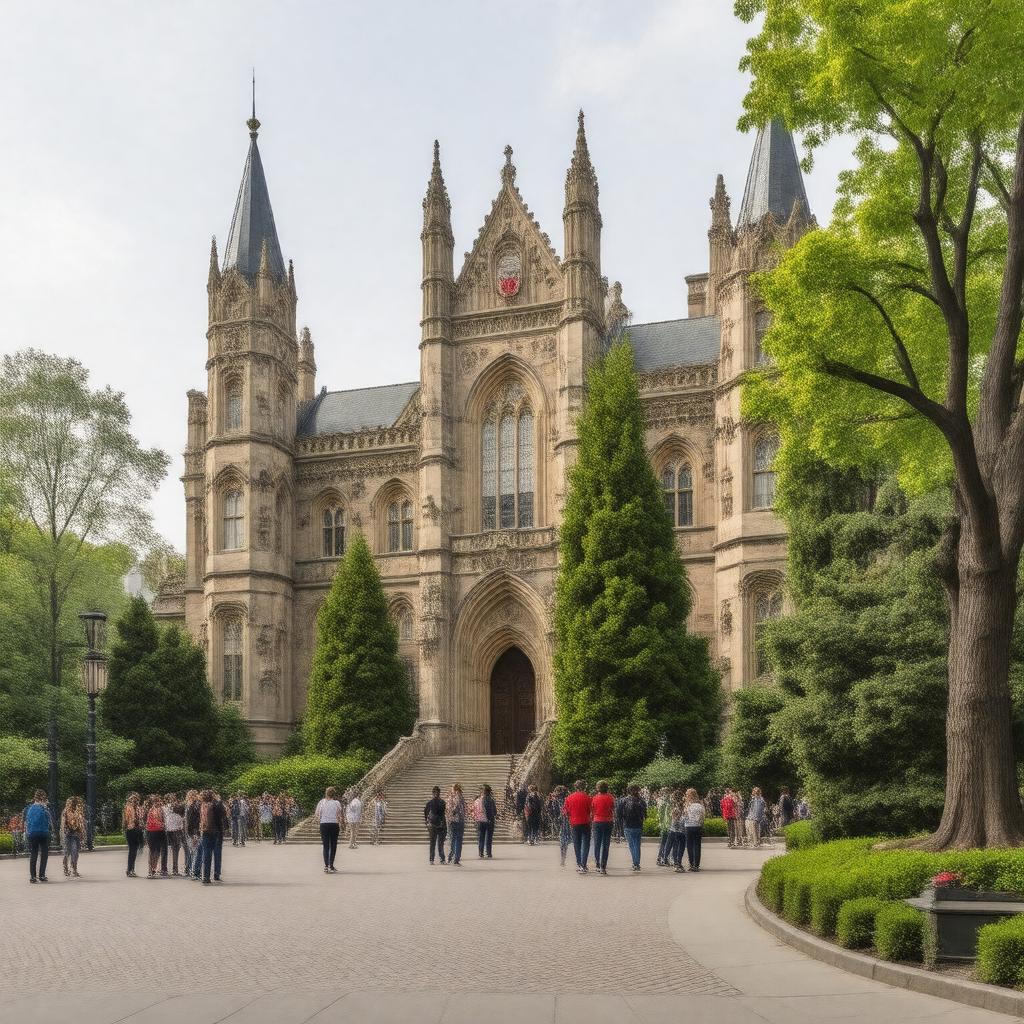 AI-created image of Victoria College