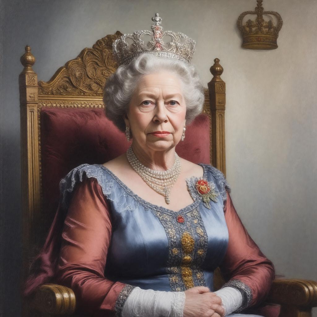 AI-created image of Victoria Mary Augusta Louise Olga Pauline Claudine Agnes