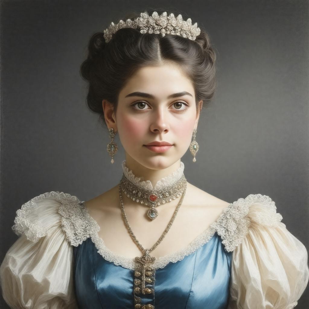 AI-created image of Victoria Melita Augusta Charlotte Norah