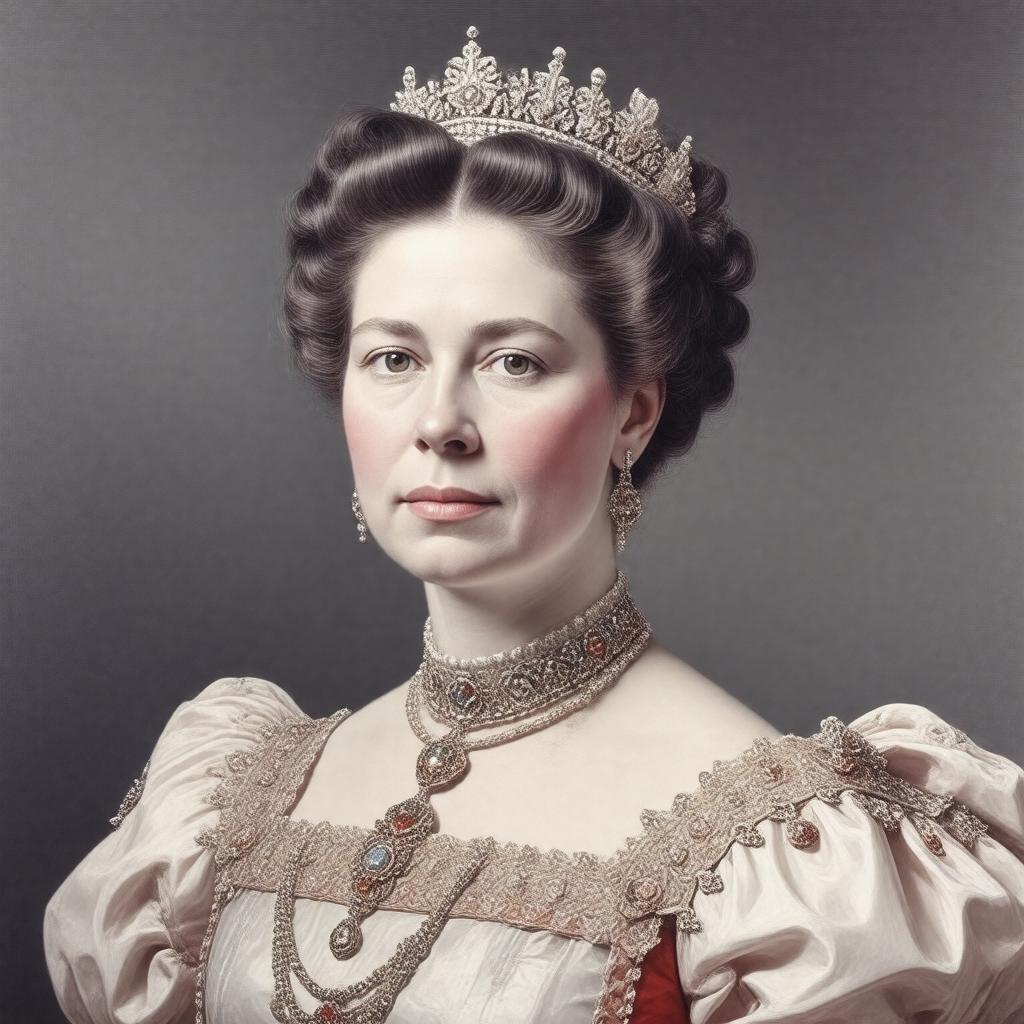 AI-created image of Victoria, Princess Royal