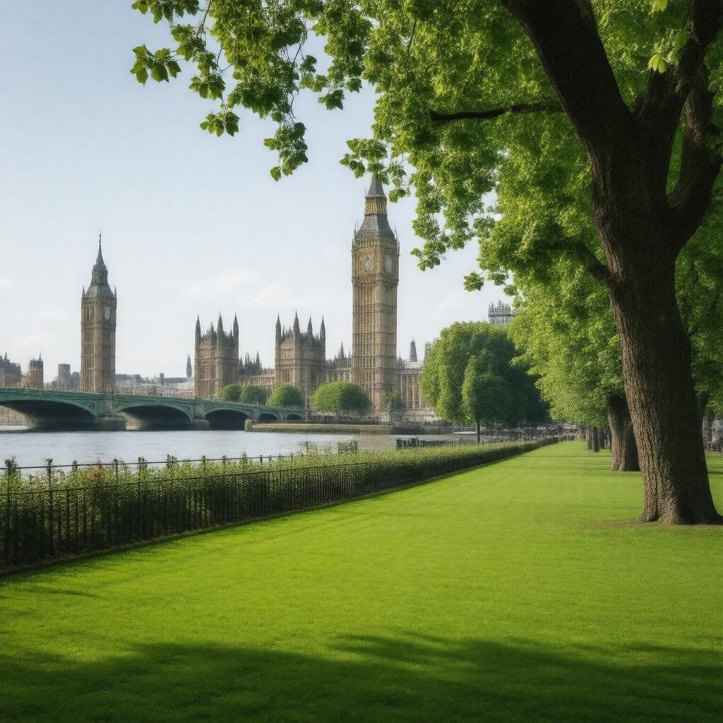 AI-created image of Victoria Tower Gardens