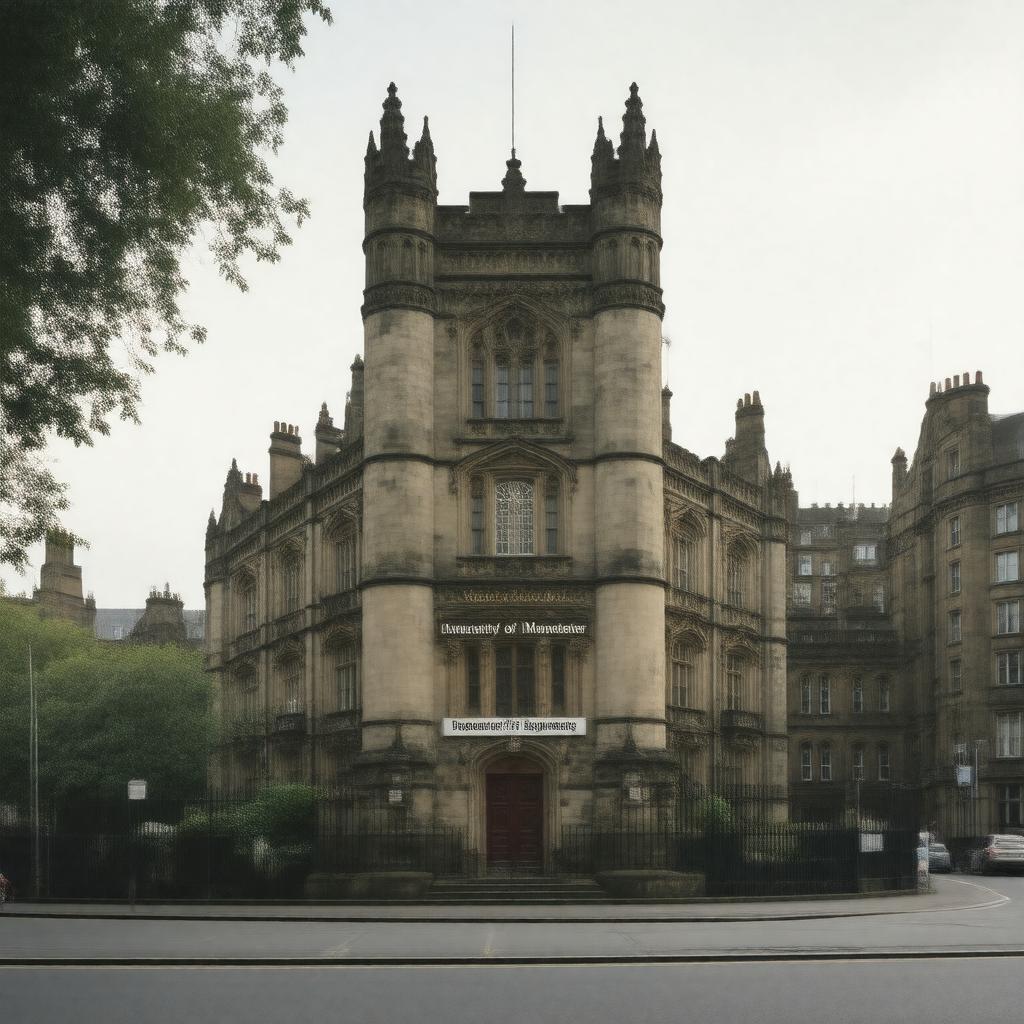 Click to view larger image AI-created image of Victoria University of Manchester Department of Civil Engineering