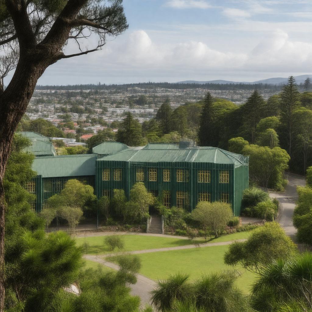 AI-created image of Victoria University of Wellington