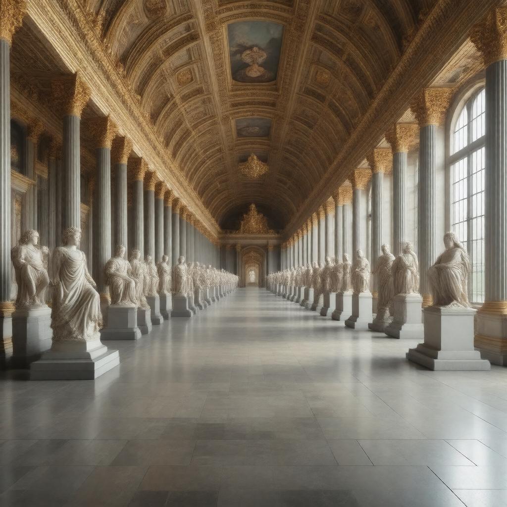 AI-created image of Victoria and Albert Museum Sculpture Department