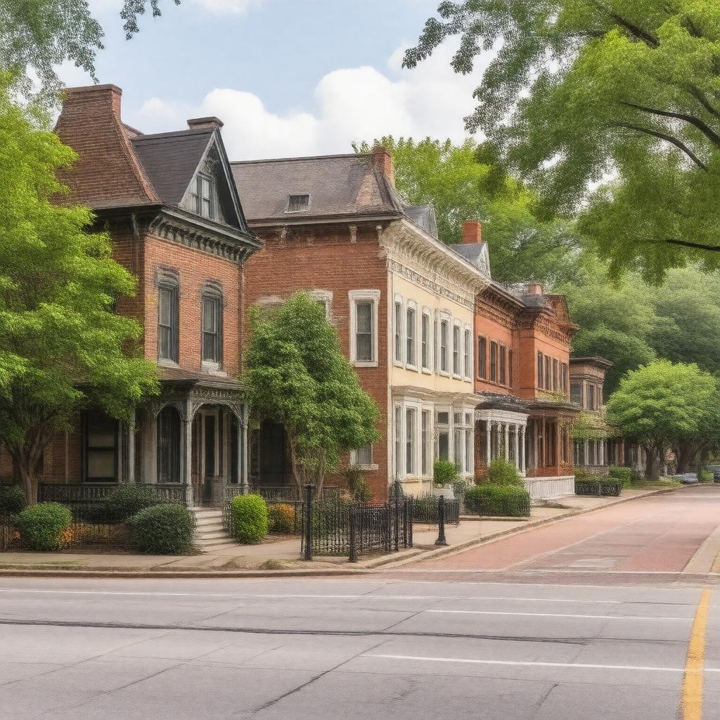 AI-created image of Victorian Village