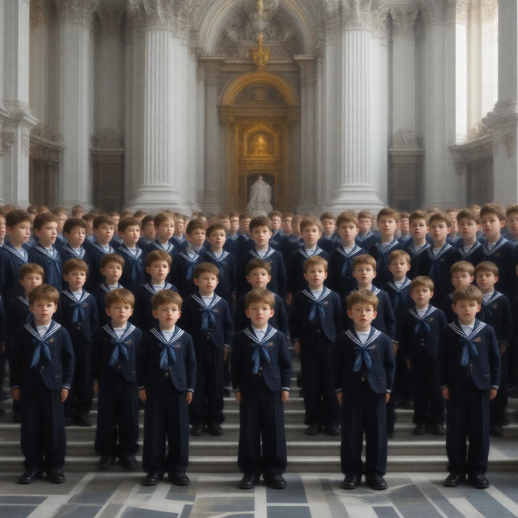 AI-created image of Vienna Boys' Choir