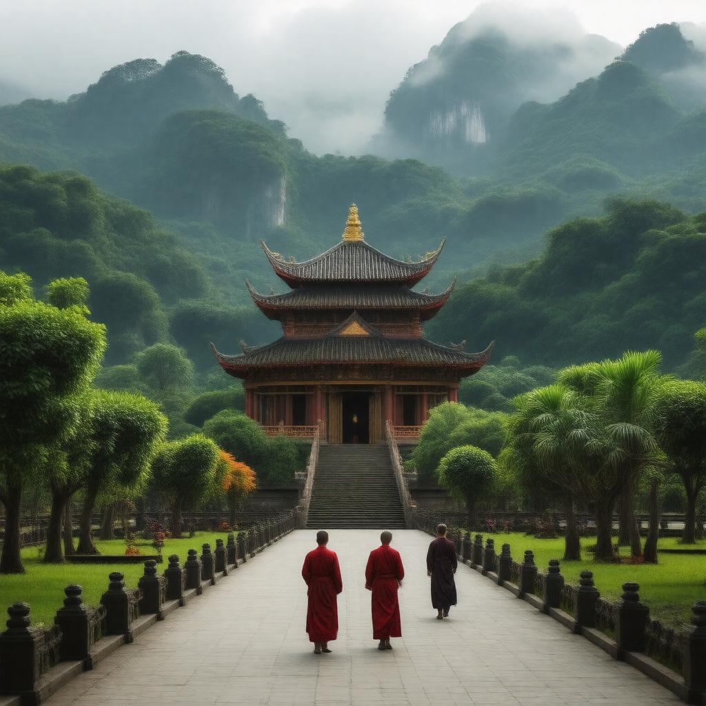 AI-created image of Vietnamese Thiền