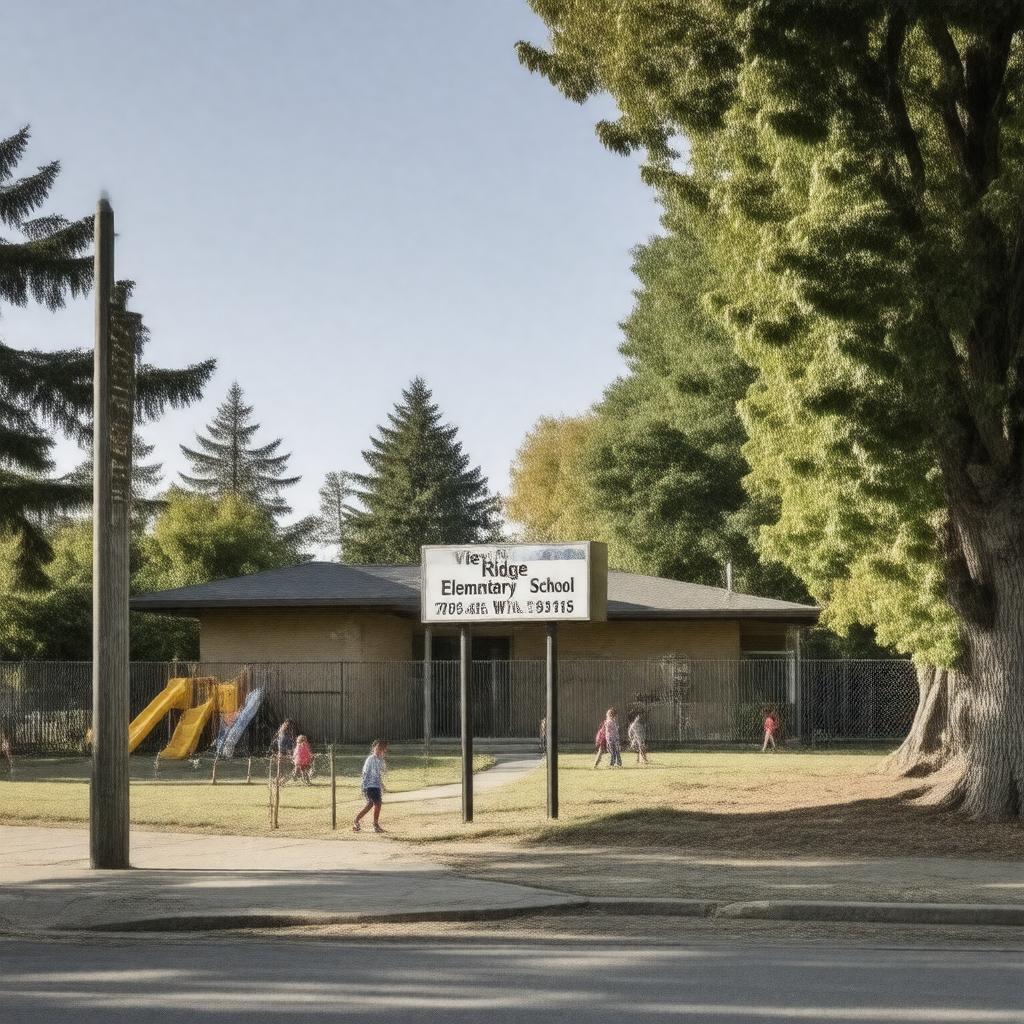 Click to view larger image AI-created image of View Ridge Elementary School