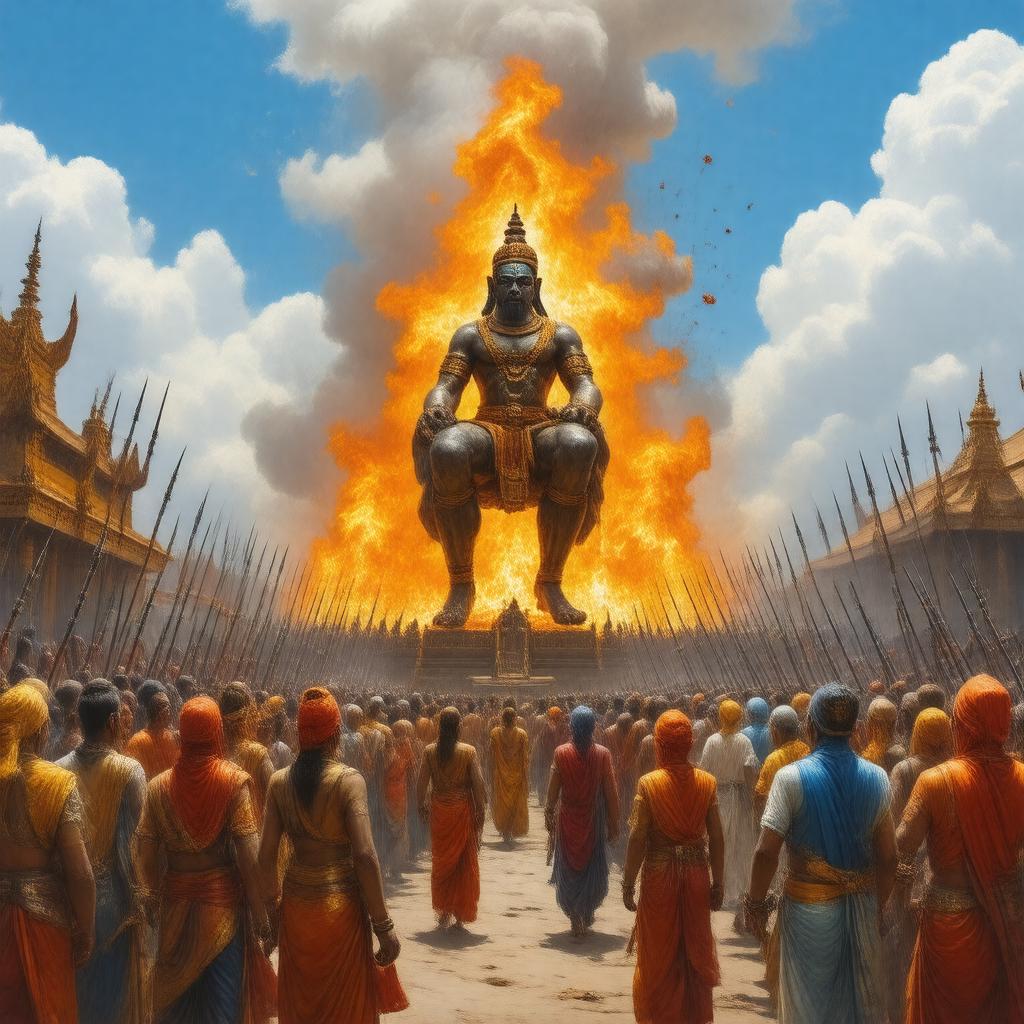 AI-created image of Vijaya Dashami