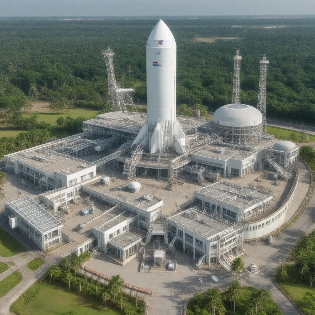 AI-created image of Vikram Sarabhai Space Centre