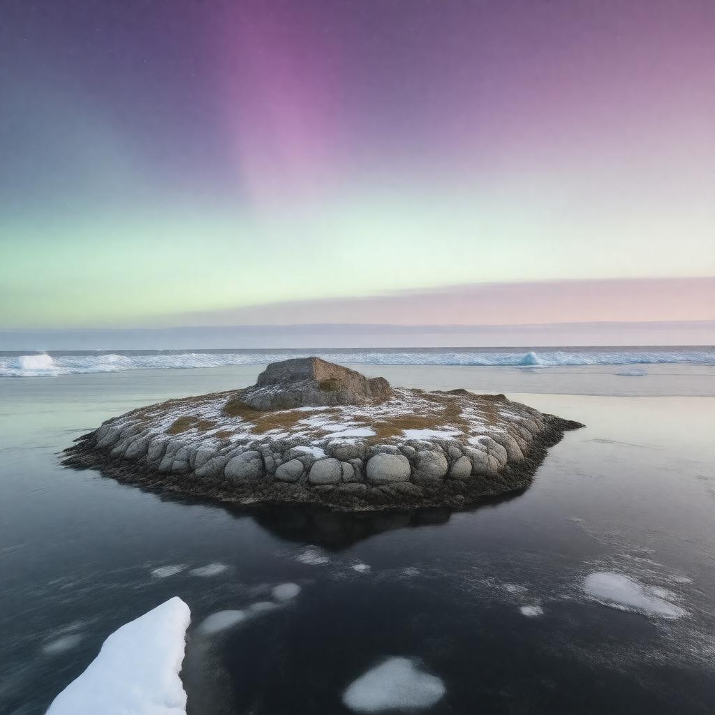 AI-created image of Vilkitsky Island