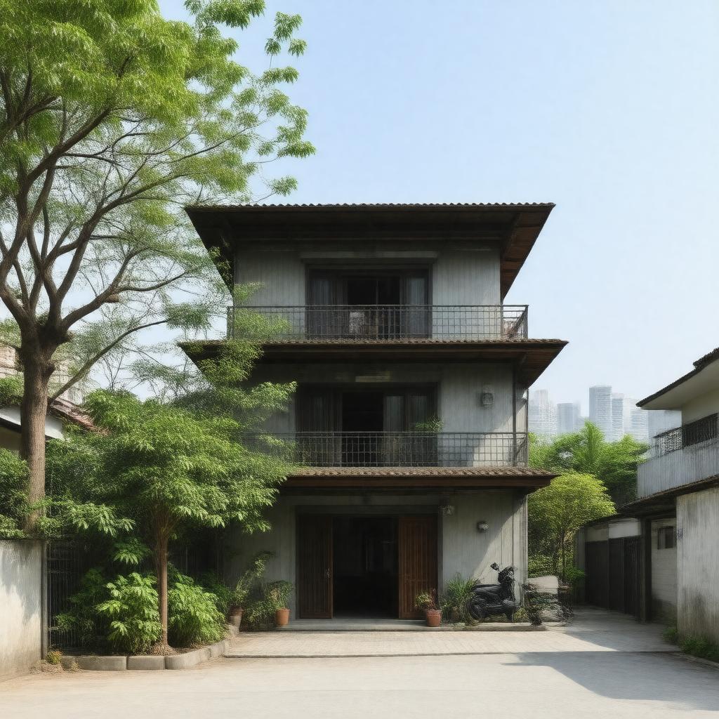 AI-created image of Village House