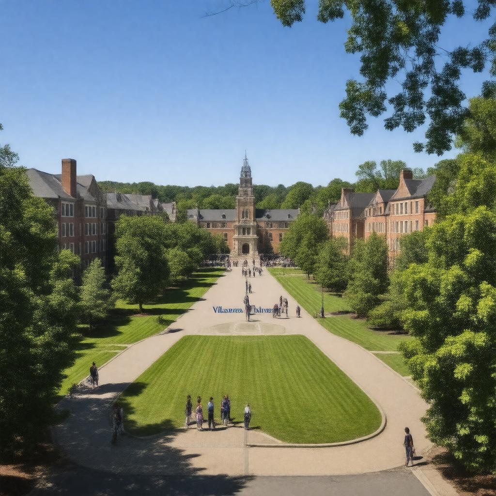 AI-created image of Villanova University