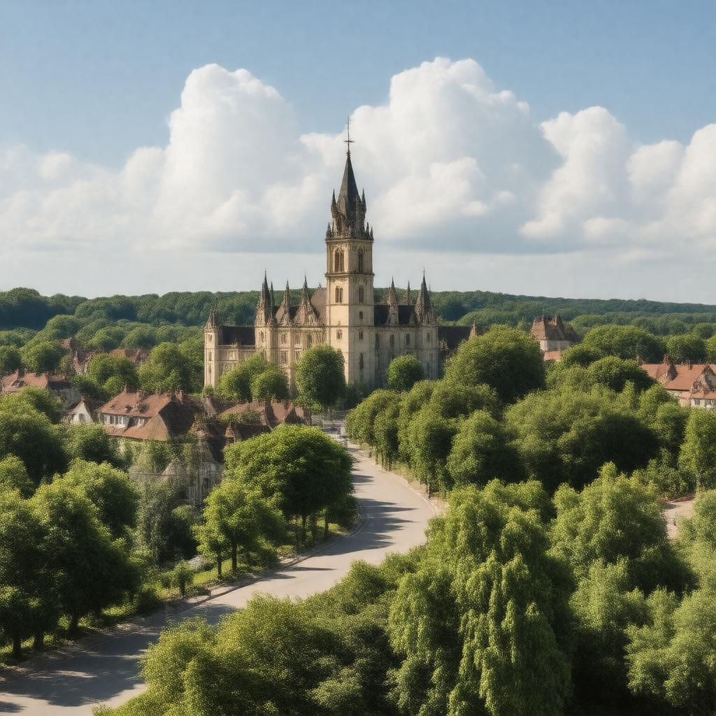 AI-created image of Villiers-sur-Marne, France