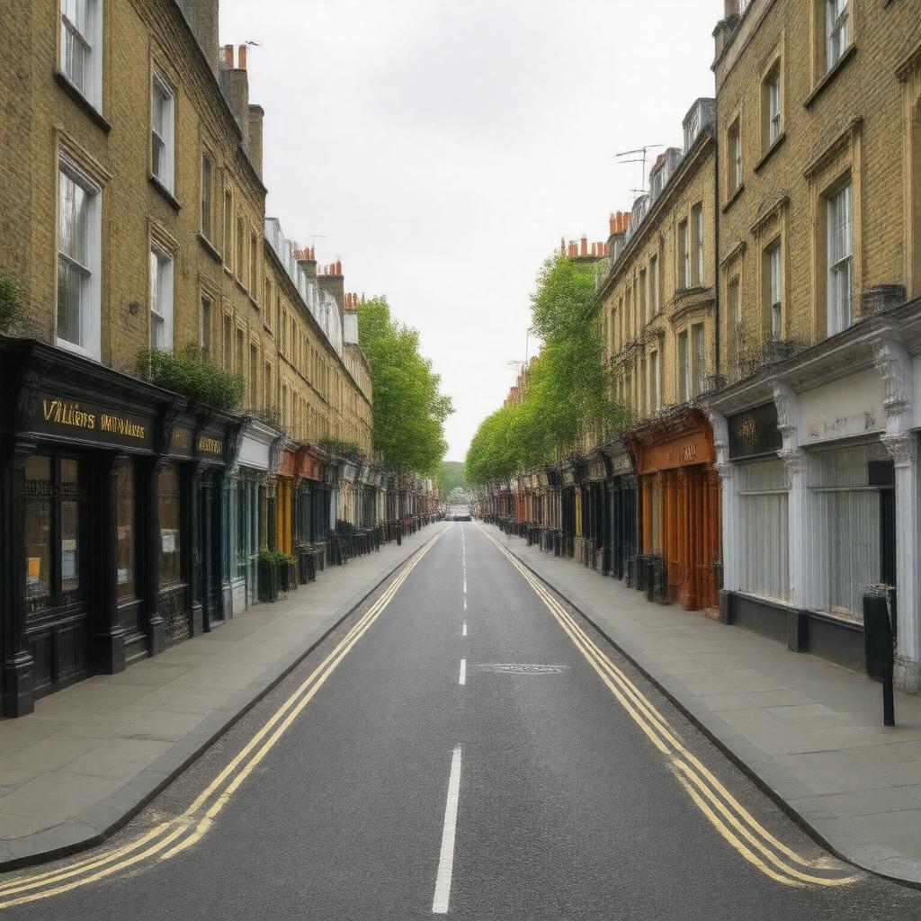 AI-created image of Villiers Street