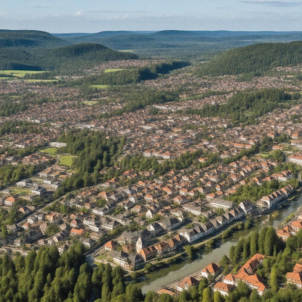 AI-created image of Villingen-Schwenningen