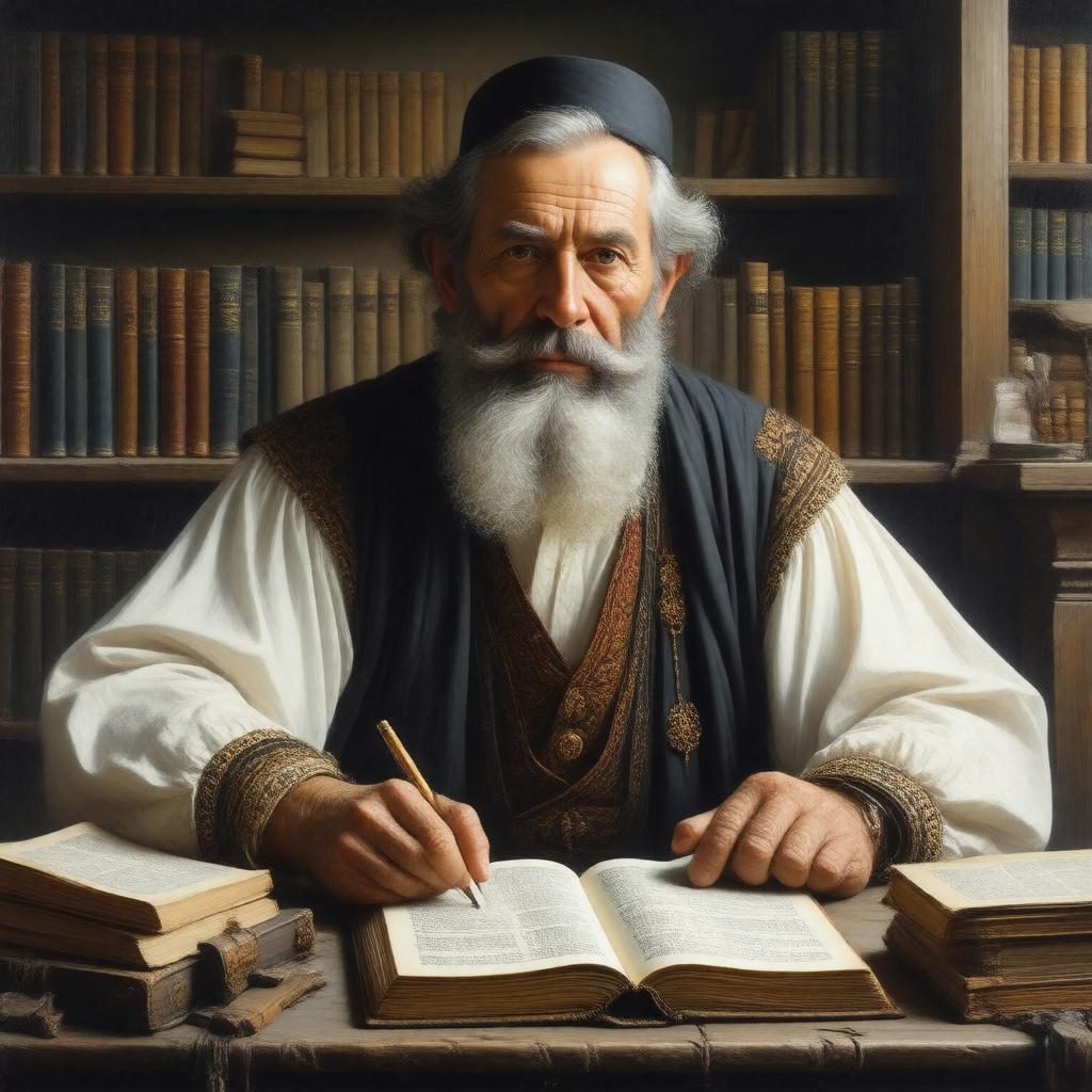 AI-created image of Vilna Gaon