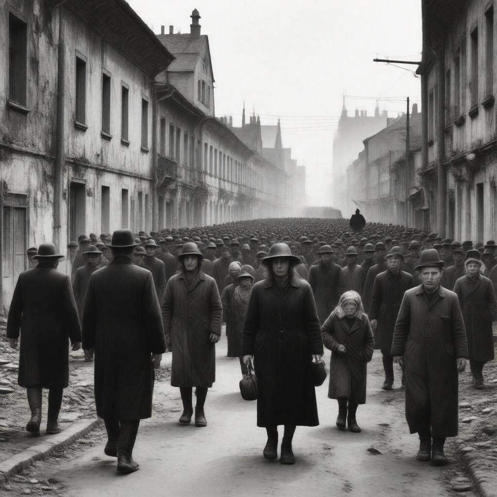 Click to view larger image AI-created image of Vilna Ghetto (WWII)