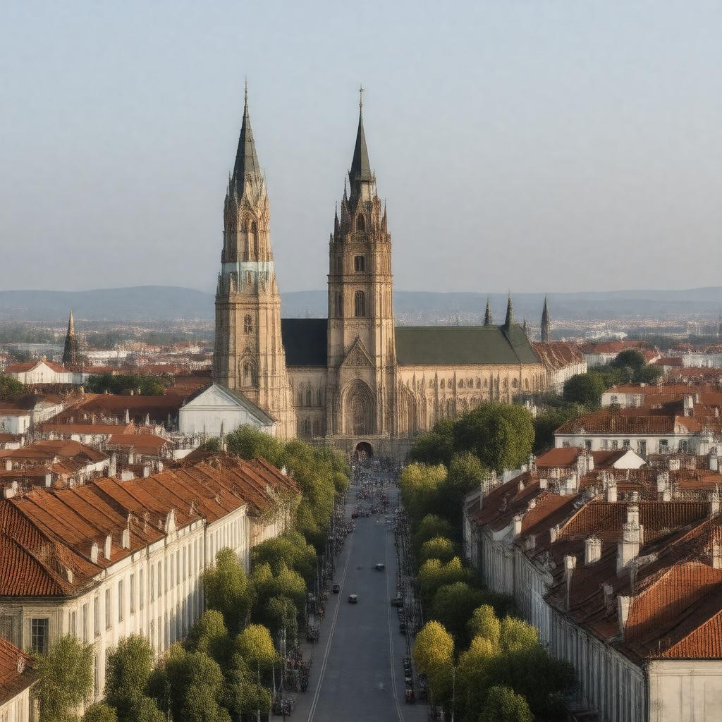 AI-created image of Vilnius