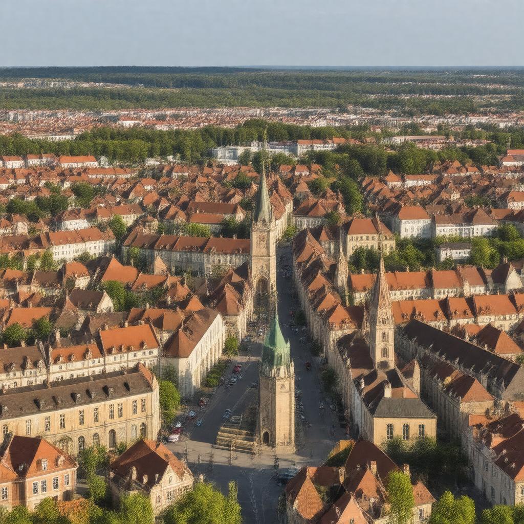 AI-created image of Vilnius Historic Centre