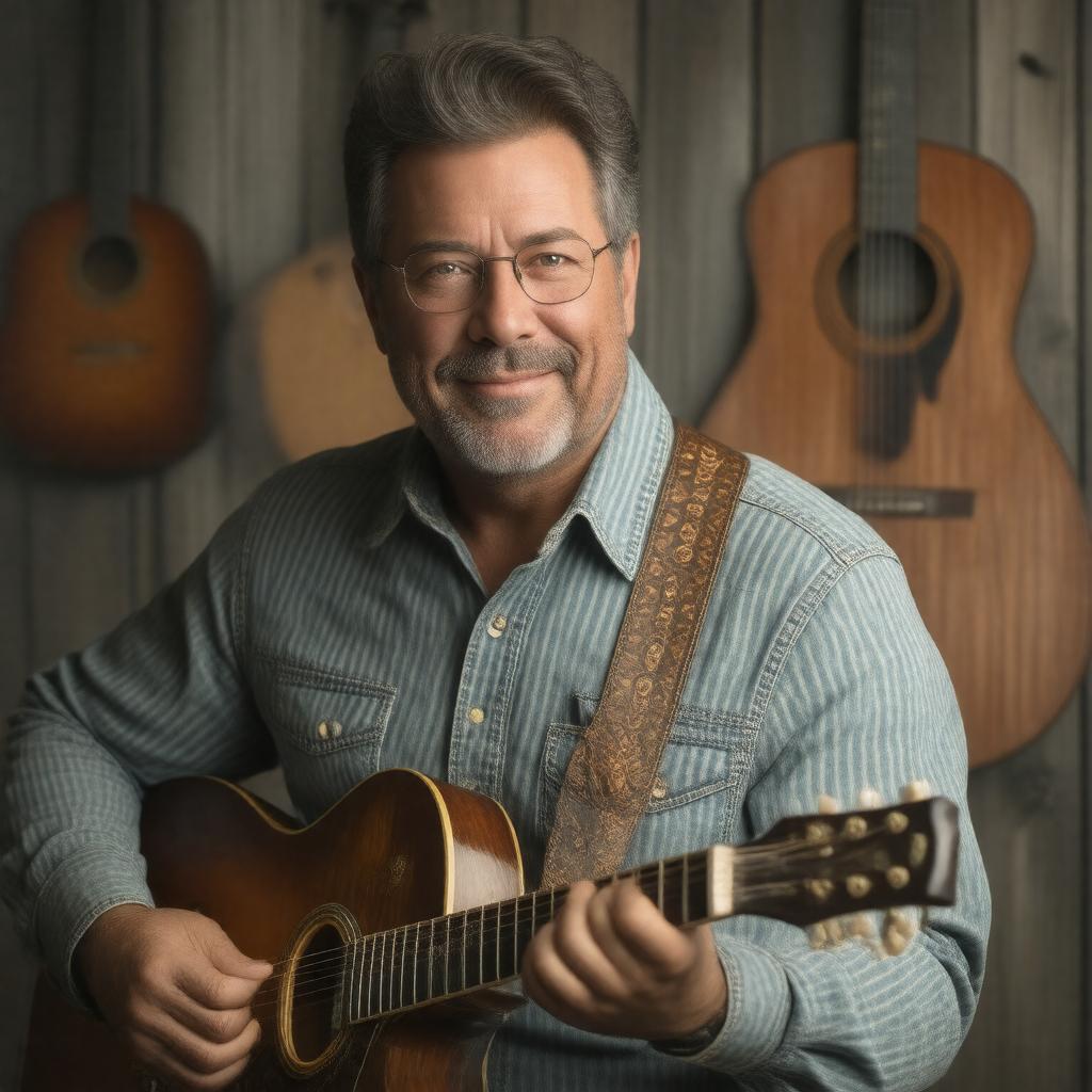 AI-created image of Vince Gill