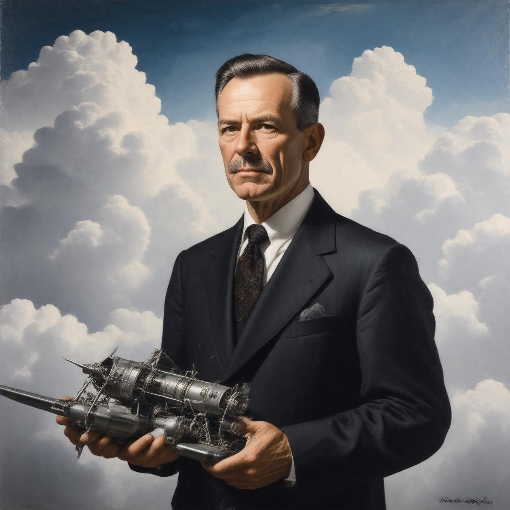 AI-created image of Vincent Schaefer