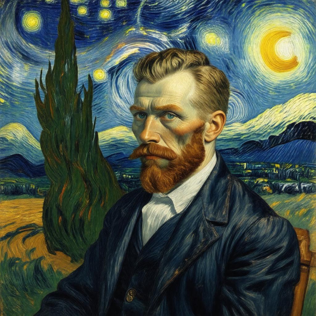 AI-created image of Vincent van Gogh