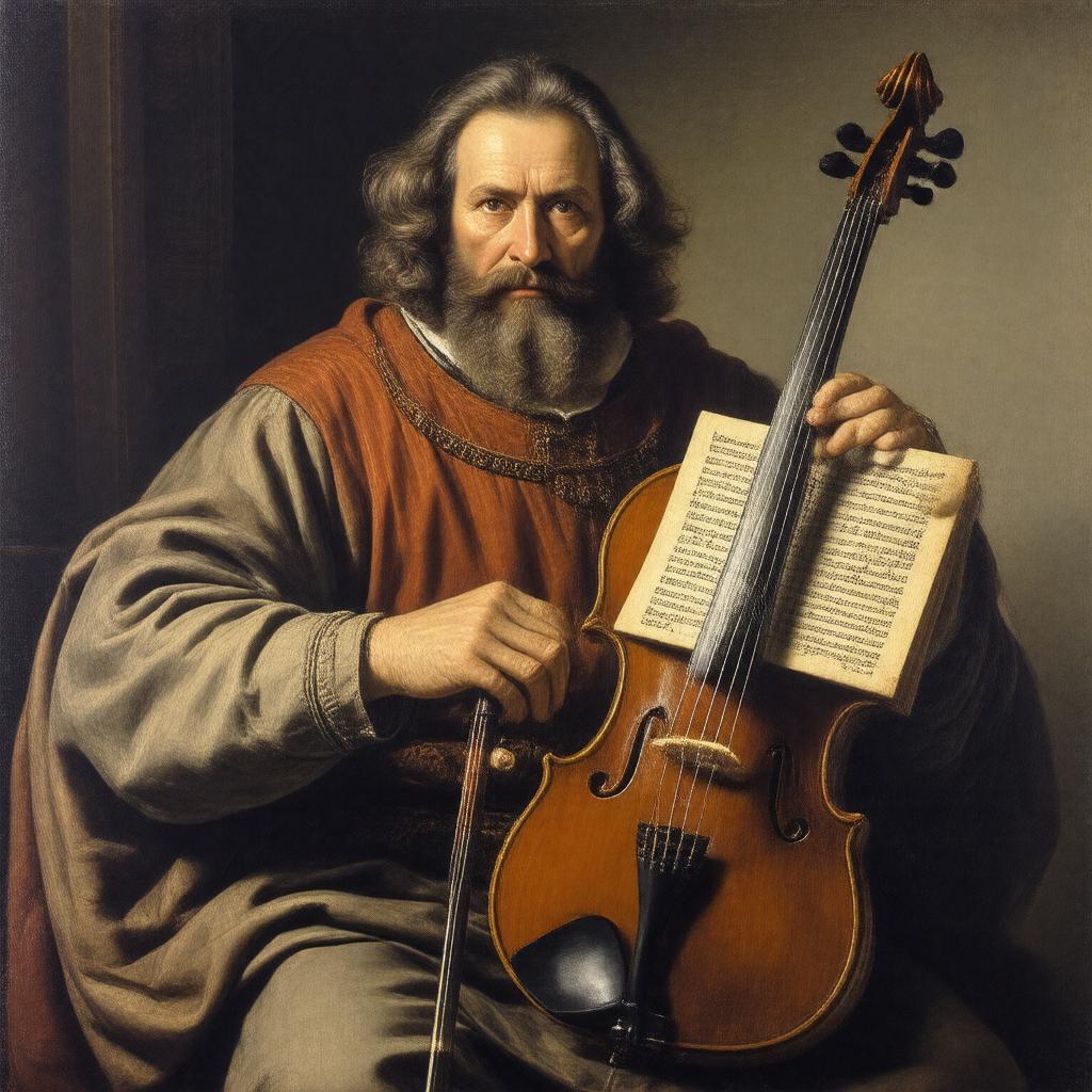 Click to view larger image AI-created image of Vincenzo Galilei