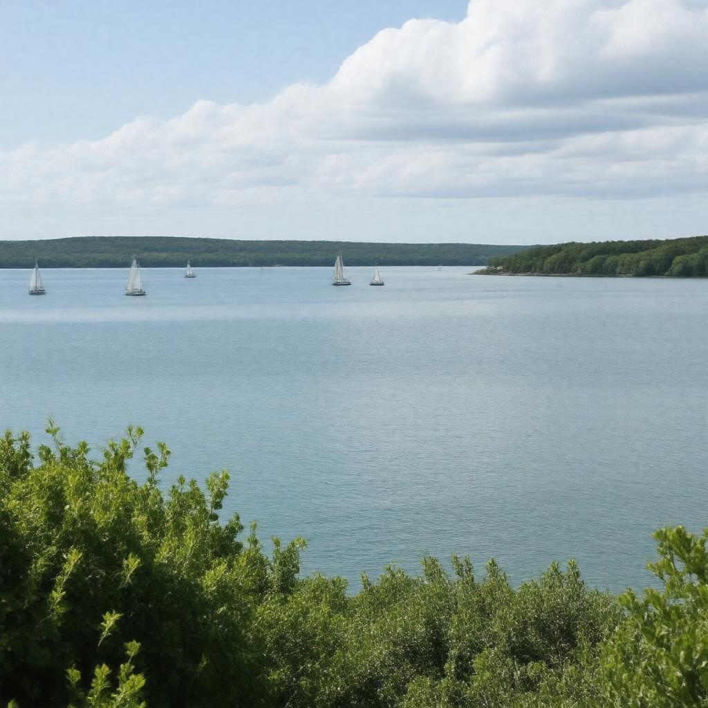 AI-created image of Vineyard Sound