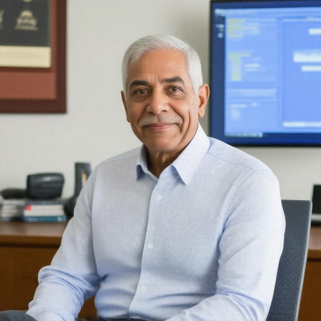 AI-created image of Vinod Khosla