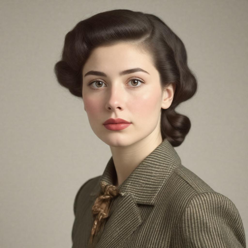 Click to view larger image AI-created image of Violet Millar