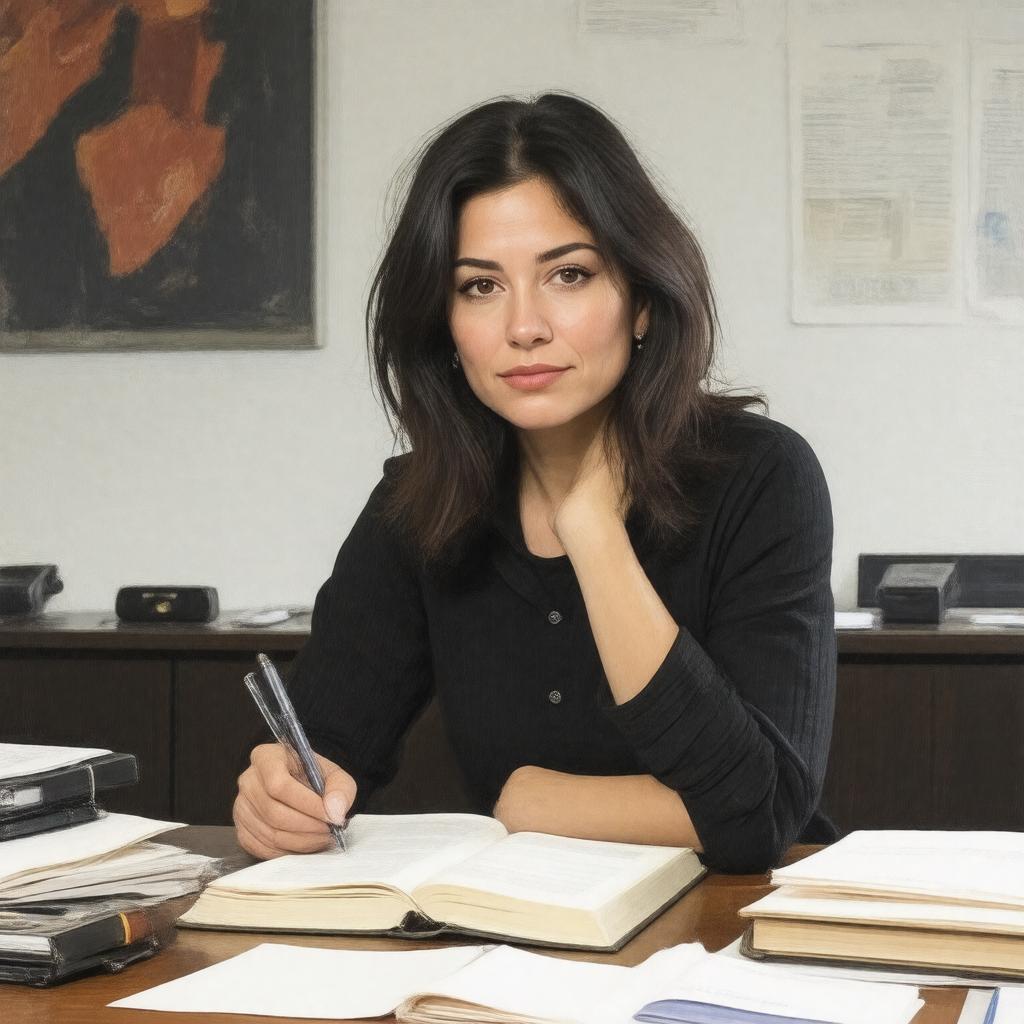 AI-created image of Violet Ramis Stiel