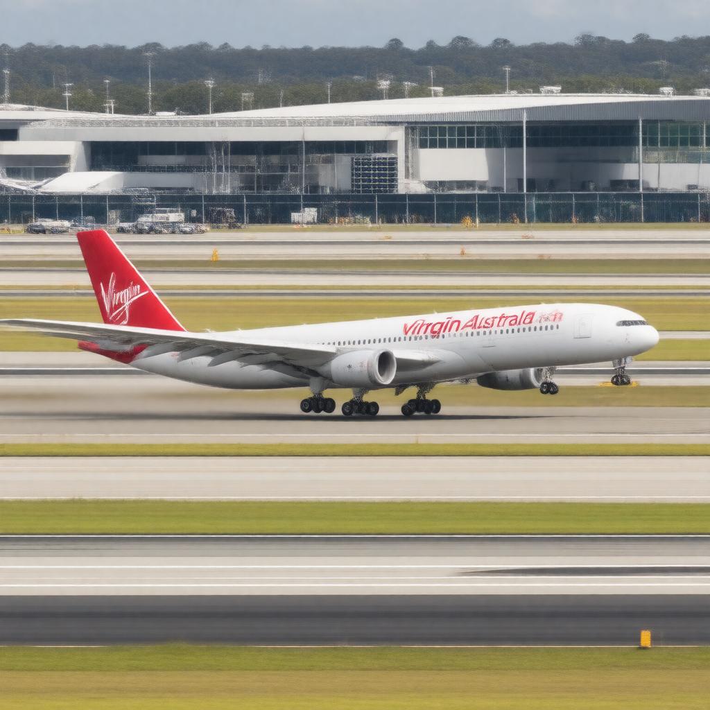 AI-created image of Virgin Australia