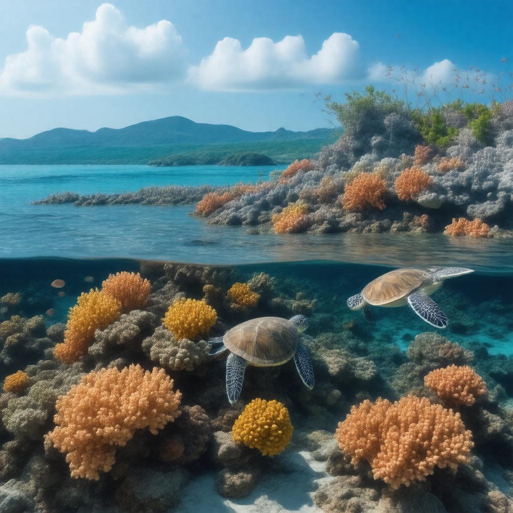 AI-created image of Virgin Islands Coral Reef National Monument