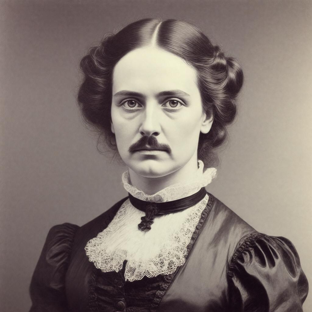 AI-created image of Virginia Clemm Poe